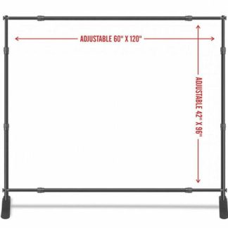 Backdrop Banner Frame - Telescopic (hardware only)
