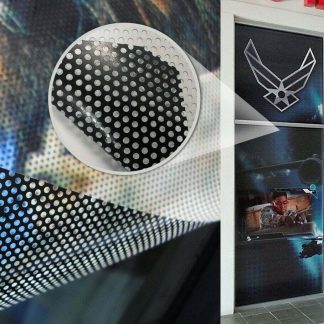 Perforated Window Vinyl